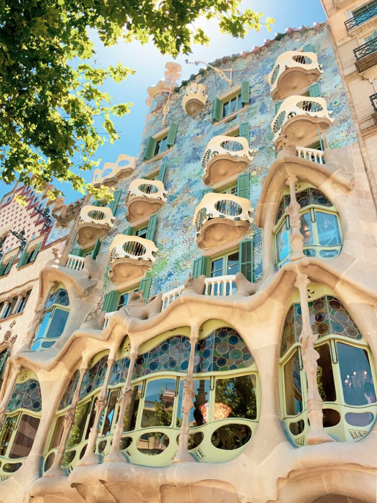 Gaudi architecture in Barcelona