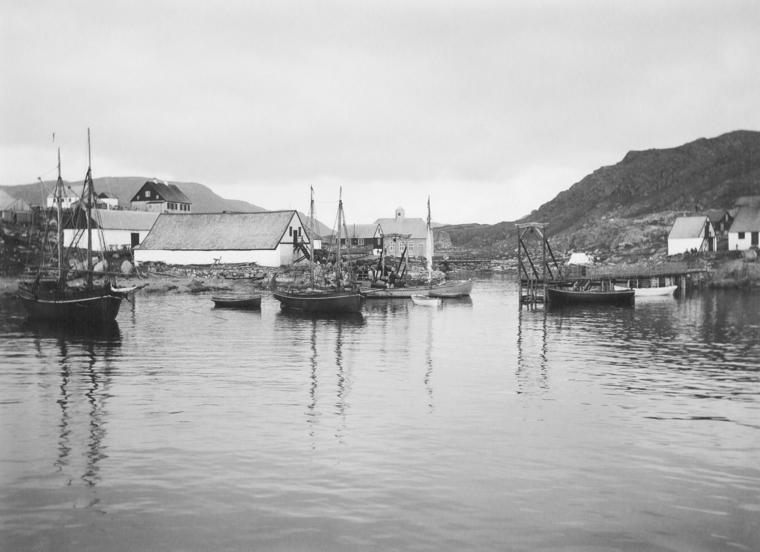 Town of Qaqortoq taken around 1889